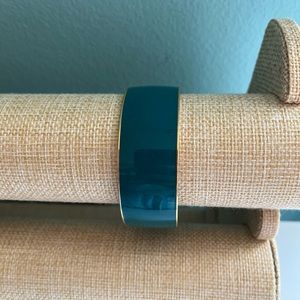 J. Crew Teal Enamel Bracelet